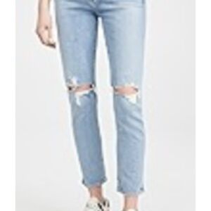 Agolde mid rise straight Toni light wash - size 26